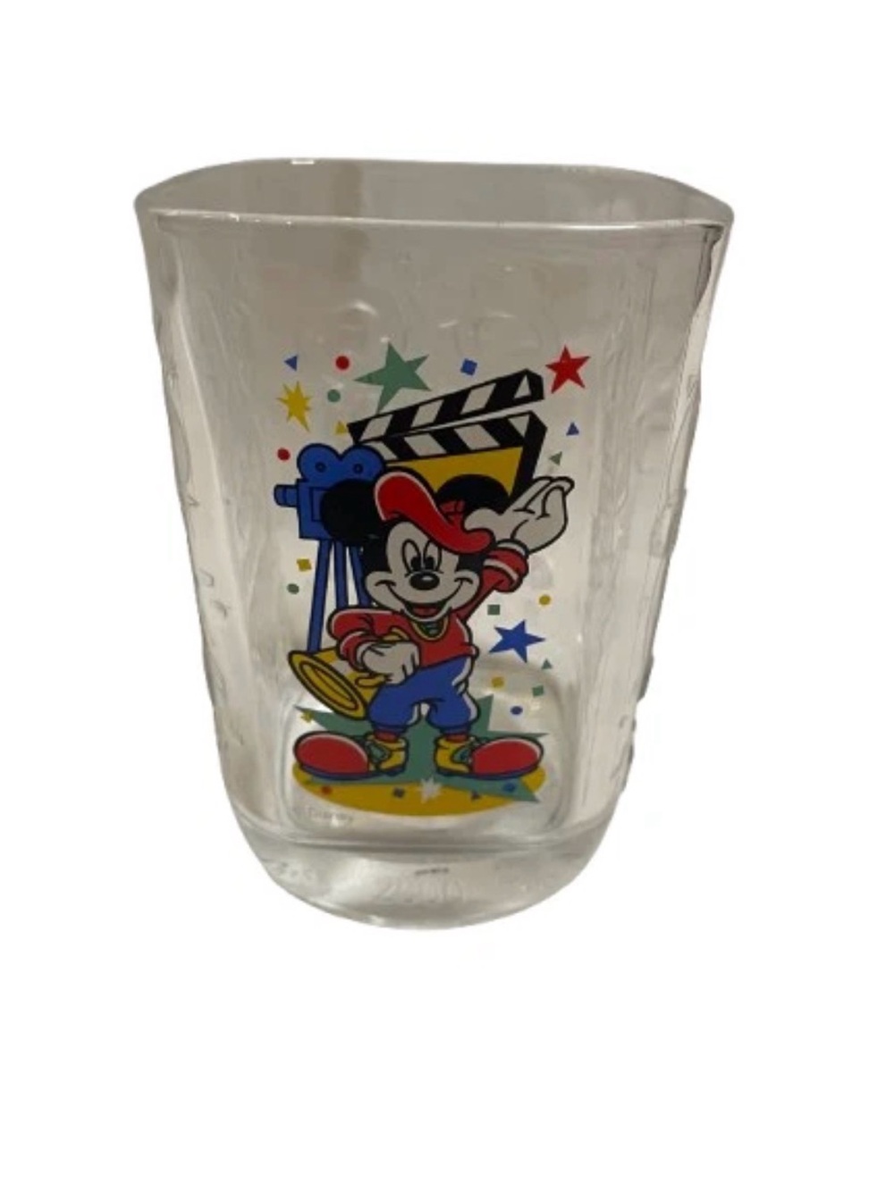 McDonald’s Disney Mickey Mouse Glass Cup Good Condition